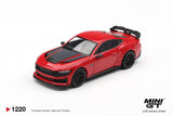 (Pre-Order) 1:64 Ford Mustang Dark Horse -- Race Red -- Mini GT MGT01220
