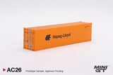 1:64 40' Dry Container "Hapag-Lloyd" -- Mini GT Truck
