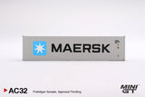 1:64 40' Dry Container "Maersk" -- Mini GT Truck
