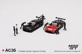 (Pre-Order) 1:64 Figurine Set: NISMO Technician Team -- Mini GT MGTAC35