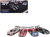 1:64 2019 Le Mans 24 Hrs -- Ford GT LMGTE Pro 4-Car Set -- Mini GT MGTS0010