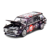 1:64 Datsun KAIDO 510 Wagon -- Hanami V3 Purple -- KaidoHouse x Mini GT KHMG114