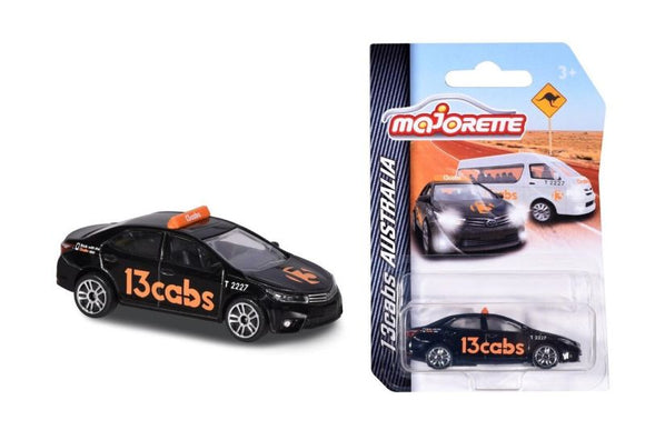 1:64 Toyota Corolla Altis -- 13CABS Black -- Majorette: Australia