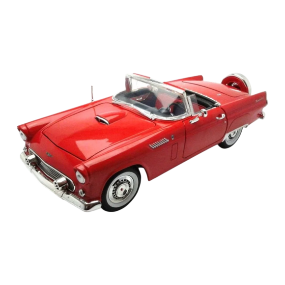 1:18 1956 Ford Thunderbird (Convertible) -- Red -- MotorMax