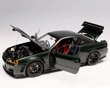 1:18 Nissan Skyline GT-R (R34) NISMO Customised -- Dark Green -- Motorhelix
