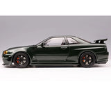 1:18 Nissan Skyline GT-R (R34) NISMO Customised -- Dark Green -- Motorhelix