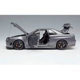 1:18 Nissan Skyline GT-R (R34) NISMO CRS Ver. -- Gun Metallic Grey -- Motorhelix
