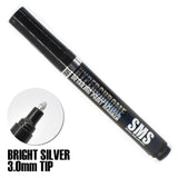 Hyperchrome Detailing Paint Marker Pen -- Silver & Gold 0.5mm 3mm -- SMS Paints