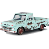1:24 1966 Chevrolet C10 Fleetside Pickup -- Weathered Light Blue -- MotorMax
