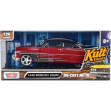 1:24 1949 Mercury Coupe -- Red / Black -- MotorMax: Kult Klassics