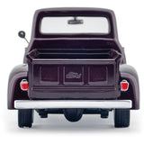 1:24 1956 Ford F100 Pickup -- White / Burgundy -- MotorMax: Kult Klassics