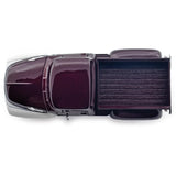 1:24 1956 Ford F100 Pickup -- White / Burgundy -- MotorMax: Kult Klassics
