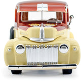 1:24 1942-47 Ford Jailbar Pickup -- Beige / Bronze -- MotorMax: Kult Klassics