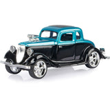 1:24 1934 Ford Coupe -- Black / Teal -- MotorMax: Kult Klassics