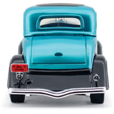 1:24 1934 Ford Coupe -- Black / Teal -- MotorMax: Kult Klassics
