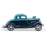 1:24 1934 Ford Coupe -- Black / Teal -- MotorMax: Kult Klassics