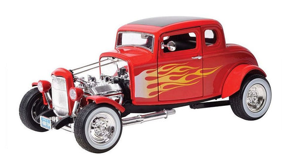 1:18 1932 Ford 3-Window Coupe Hot Rod -- Hammered Steel -- ACME