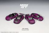 (Pre-Order) 1:64 Porsche 911 (992.1) Rubystone Red Set -- Mini GT MGTS0021