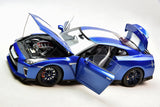 1:18 Nissan GT-R (R35) 50th Anniversary -- Wangan Blue -- Motorhelix