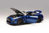 1:18 Nissan GT-R (R35) 50th Anniversary -- Wangan Blue -- Motorhelix