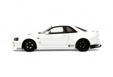 (Pre-Order) 1:18 Nissan Skyline GT-R R34 Widebody by KRC -- White -- Ottomobile