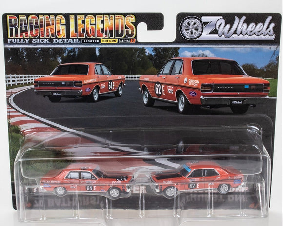 1:64 Bathurst Twin Set - #64E 1970 Winner & #62E Ford XW Falcon -- Oz Wheels FSD
