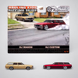 1:64 Holden HJ Wagon Twin Set -- Hauling Kids & Ripping Skids -- Oz Wheels FSD