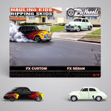 1:64 Holden FX Sedan Twin Set -- Hauling Kids & Ripping Skids -- Oz Wheels FSD