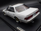 (Pre-Order) 1:18 Toyota Mark Ⅱ 2.5 Grande Limited (JZX81) -- White -- Ignition Model IG3854