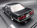 (Pre-Order) 1:18 Toyota Mark Ⅱ 2.5 Grande Limited (JZX81) -- Black/Gun Metallic -- Ignition Model IG3859