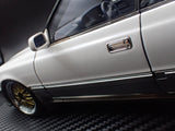 (Pre-Order) 1:18 Toyota Mark Ⅱ 2.5 GT Twin Turbo (JZX81) -- Pearl White / Silver -- Ignition Model IG3856