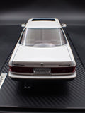 (Pre-Order) 1:18 Toyota Mark Ⅱ 2.5 GT Twin Turbo (JZX81) -- Pearl White / Silver -- Ignition Model IG3856