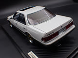 (Pre-Order) 1:18 Toyota Mark Ⅱ 2.5 GT Twin Turbo (JZX81) -- Pearl White / Silver -- Ignition Model IG3856