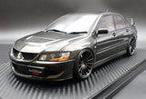 (Pre-Order) 1:18 Mitsubishi Lancer Evolution Ⅷ MR (CT9A) -- Gun Metallic -- Ignition Model IG3832
