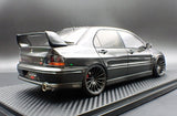 (Pre-Order) 1:18 Mitsubishi Lancer Evolution Ⅷ MR (CT9A) -- Gun Metallic -- Ignition Model IG3832