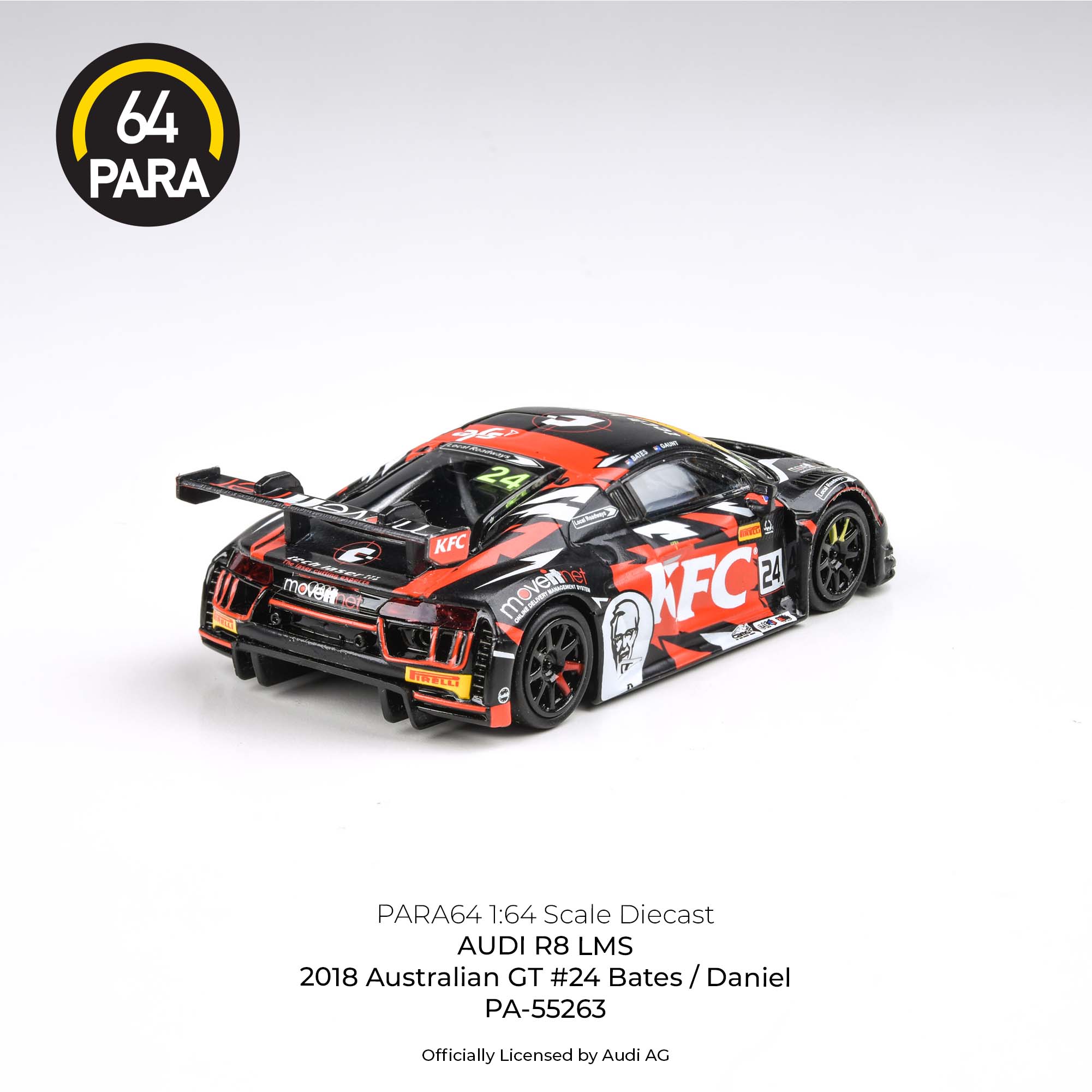 1:64 2018 Australian GT Championship -- #24 KFC Audi R8 LMS -- PARA64