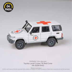 1:64 Toyota Land Cruiser LC76 2014 -- International Red Cross -- PARA64