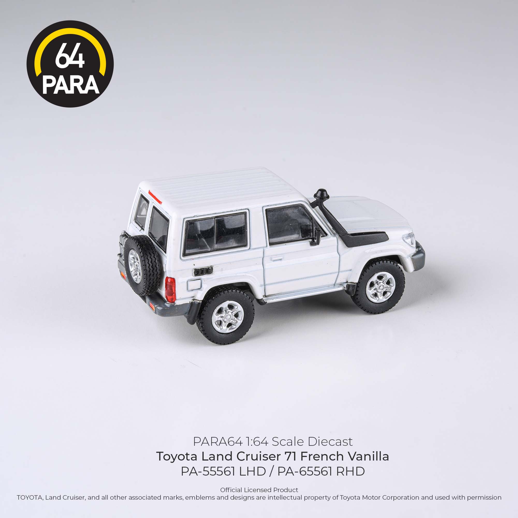 1:64 Toyota Land Cruiser 71 Short Wheel Base 2014 -- French Vanilla --