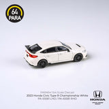 1:64 Honda Civic 2023 Type R FL5 -- Championship White -- PARA64