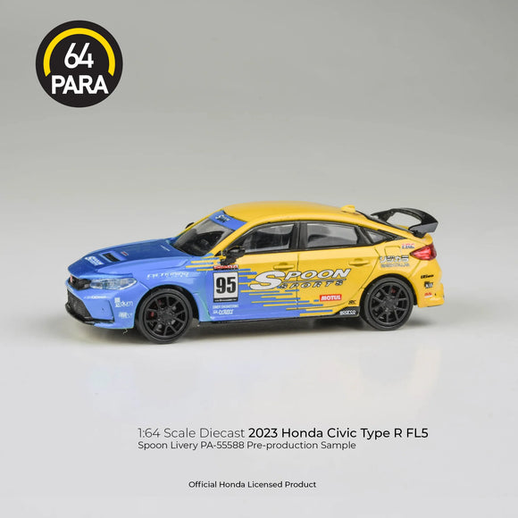 1:64 Honda Civic 2023 Type R FL5 -- Spoon Sports LIvery -- PARA64