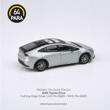 1:64 Toyota Prius 2023 -- Cutting Edge Silver -- PARA64