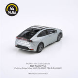 1:64 Toyota Prius 2023 -- Cutting Edge Silver -- PARA64