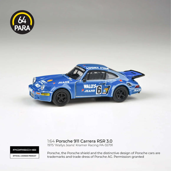 1:64 1974 Porsche 911 Carrera RSR 3.0 -- Wally's Jeans -- PARA64