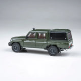 1:64 Toyota Land Cruiser LC 79 Double Cab w/Canopy -- Military Green -- PARA64