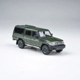 1:64 Toyota Land Cruiser LC 79 Double Cab w/Canopy -- Military Green -- PARA64