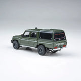 1:64 Toyota Land Cruiser LC 79 Double Cab w/Canopy -- Military Green -- PARA64