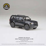 1:64 2024 Toyota Land Cruiser LC 250 Prado -- "Underground" Black -- PARA64