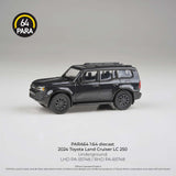 1:64 2024 Toyota Land Cruiser LC 250 Prado -- "Underground" Black -- PARA64