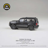 1:64 2024 Toyota Land Cruiser LC 250 Prado -- "Underground" Black -- PARA64