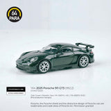 1:64 Porsche 911 GT3 (992.2) -- Oak Green Metallic Neo -- PARA64